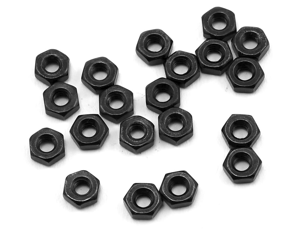 RC4WD M2 Regular Black Nuts (20) (RC4ZS1144)