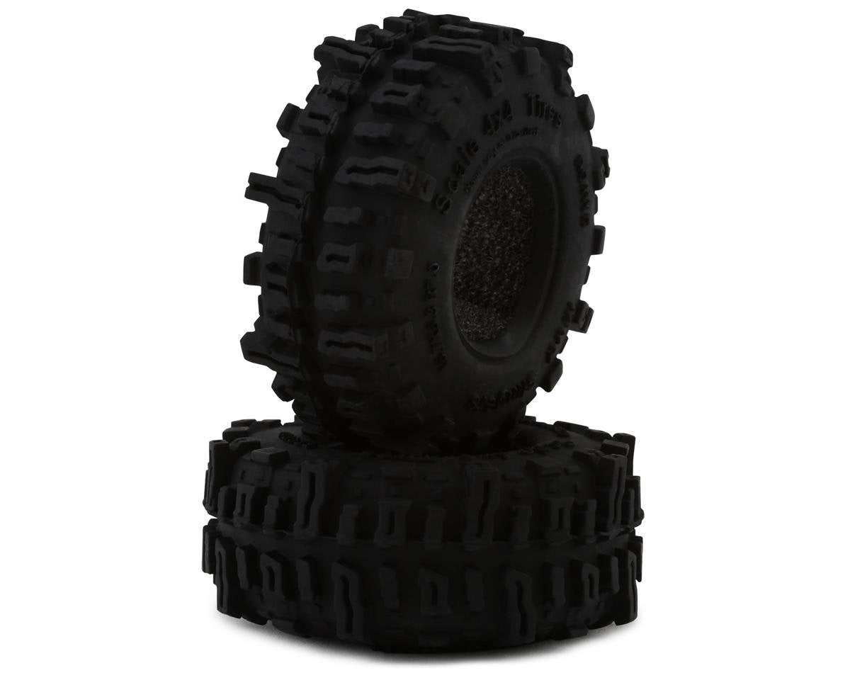 RC4WD Mud Slingers 0.7" Micro 1/24 Scale Crawler Tires (2) (OD 40mm) (X2S3) (RC4ZT0215)