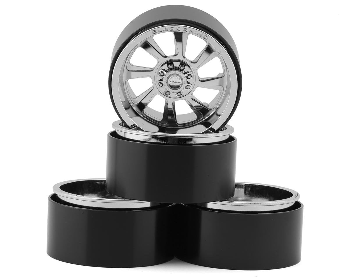 RC4WD Black Rhino 2.6" Blaster Forged Deep Dish Wheel Set (Chrome) (4) (RC4ZW0015)