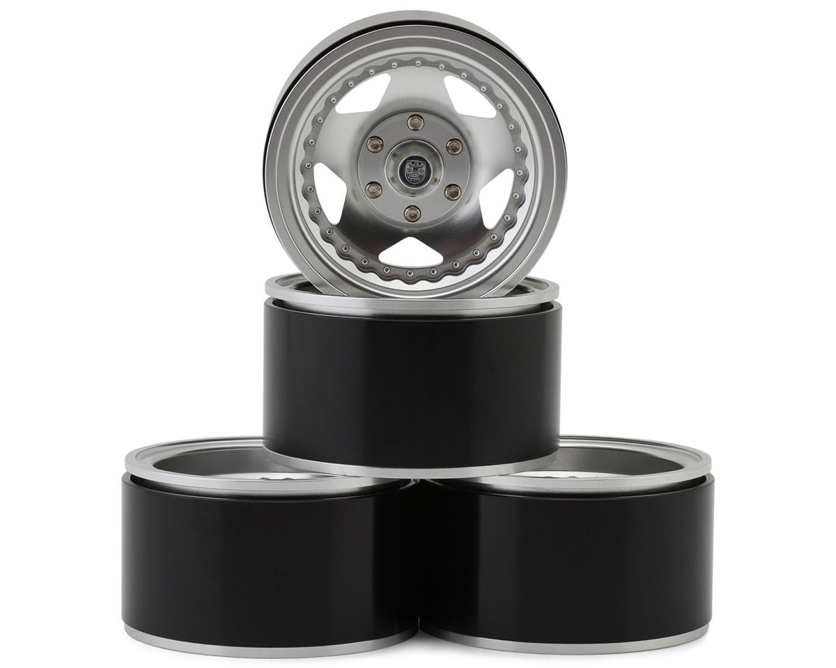 RC4WD Center Line 1.9" Convo Pro Deep Dish Beadlock Wheels (Silver) (4) (RC4ZW0021)