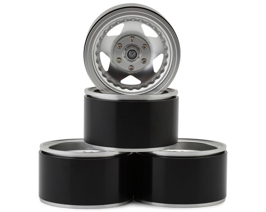 RC4WD Center Line 1.9" Convo Pro Deep Dish Beadlock Wheels (Silver) (4) (RC4ZW0021)