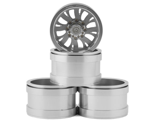 RC4WD Fuel Offroad FF41 8 Lug Deep Dish 2.2" Wheels (Silver) (4) (RC4ZW0034)