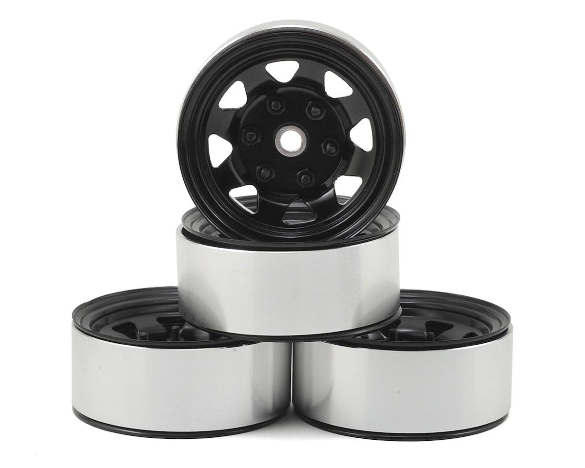 RC4WD Stamped Steel 1.55" Beadlock Wheel (Black) (RC4ZW0036)