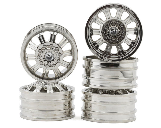 RC4WD Fuel Off-Road 1.9" FF60 Dually Wheels (Silver) (4) (Front & Rear) (RC4ZW0049)