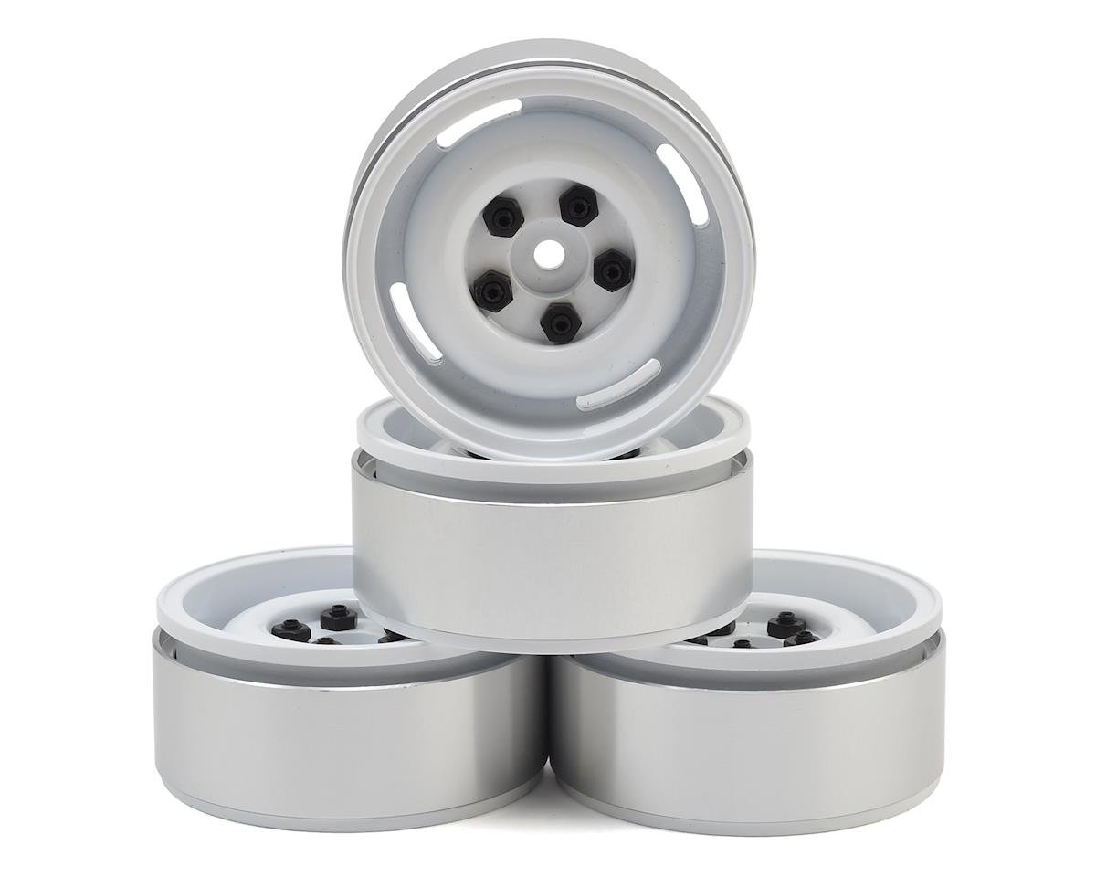 RC4WD Landies 1.9" Internal Beadlock Wheels (4) (White) (RC4ZW0075)