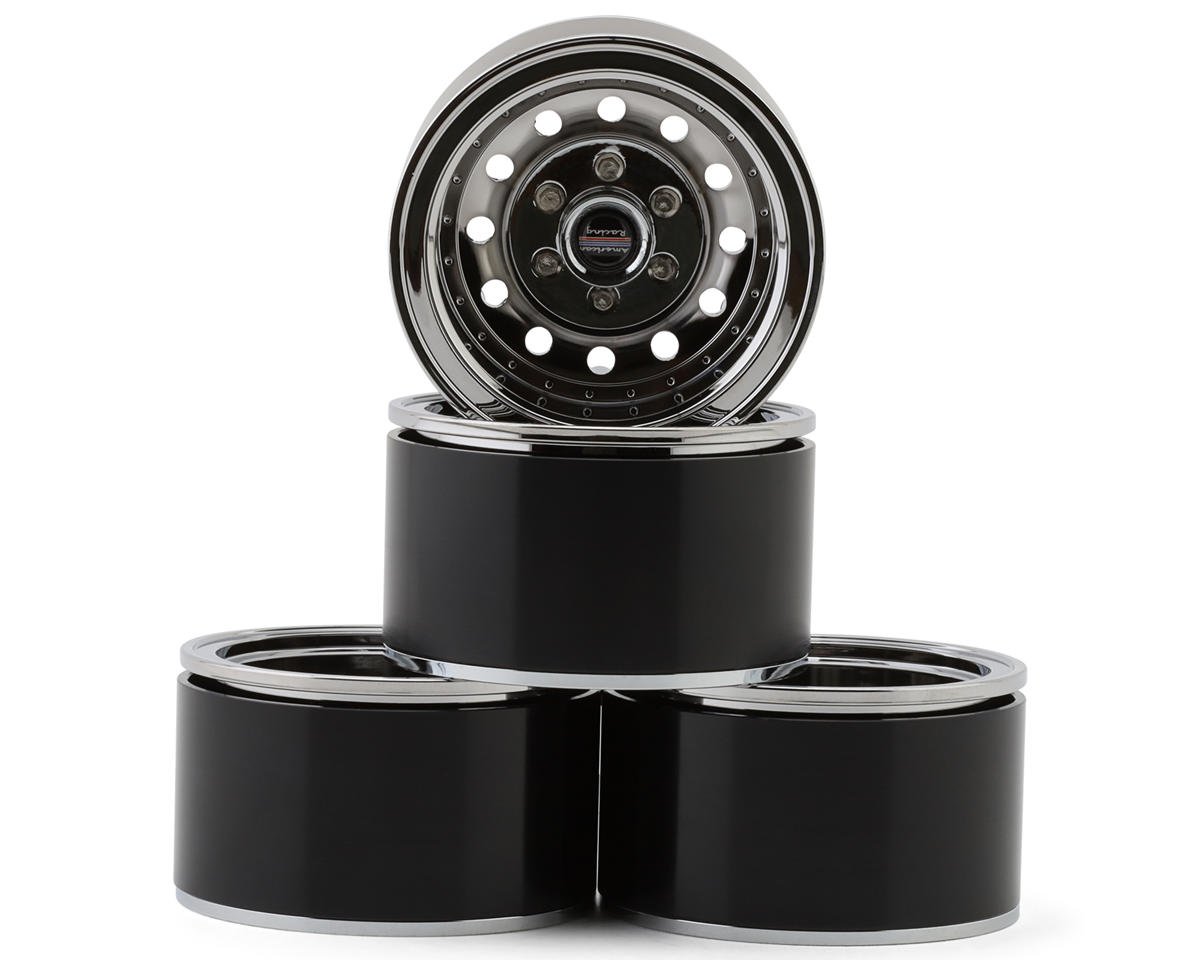 RC4WD American Racing 1.9" Outlaw II Deep Dish Beadlock Wheels (Chrome) (4) (RC4ZW0088)