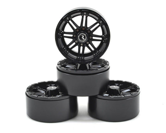 RC4WD Raceline Octane 2.2" Aluminum Beadlock Crawler Wheels (4) (Black) (RC4ZW0184)