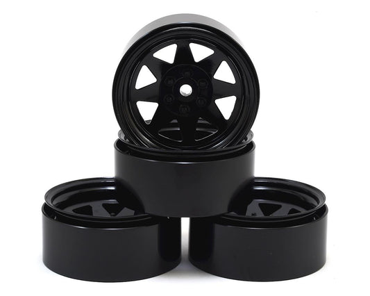 RC4WD 6 Lug Wagon 2.2 Steel Stamped Beadlock Wheels (Black) (RC4ZW0190)