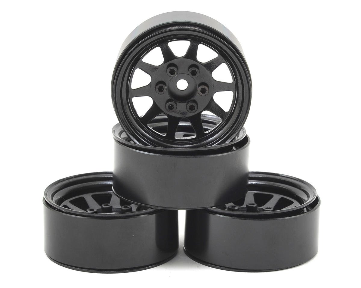 RC4WD OEM Stamped Steel 1.9" Beadlock Wheel (Black) (4) (RC4ZW0210)