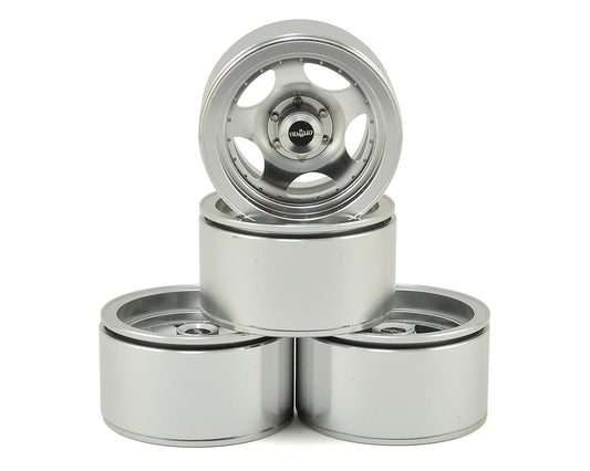 RC4WD Breaker 1.9" Aluminum Beadlock Wheels (Silver) (4) (RC4ZW0228)