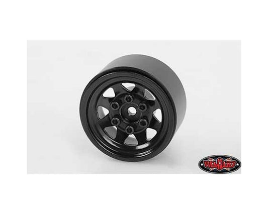 RC4WD Stamped Steel 1.0" Stock Beadlock Wheels (Black) (4) (RC4ZW0229)