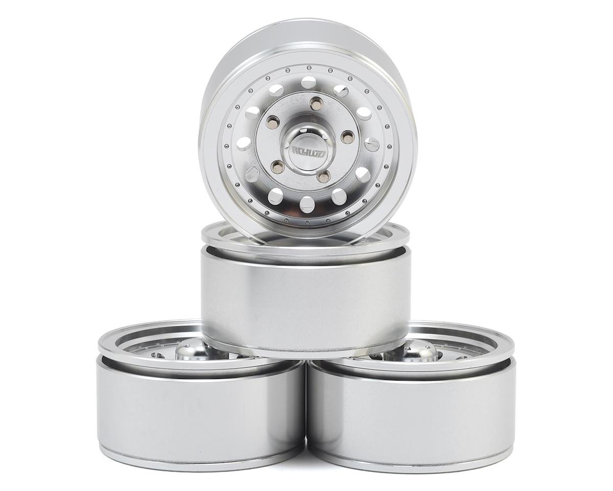 RC4WD Ultra 1.55" Beadlock Wheels (Silver) (4) (RC4ZW0268)