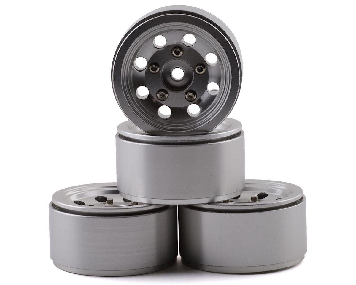 RC4WD Classic 8-Hole 1.0" Beadlock Wheels (Silver) (4) (RC4ZW0280)