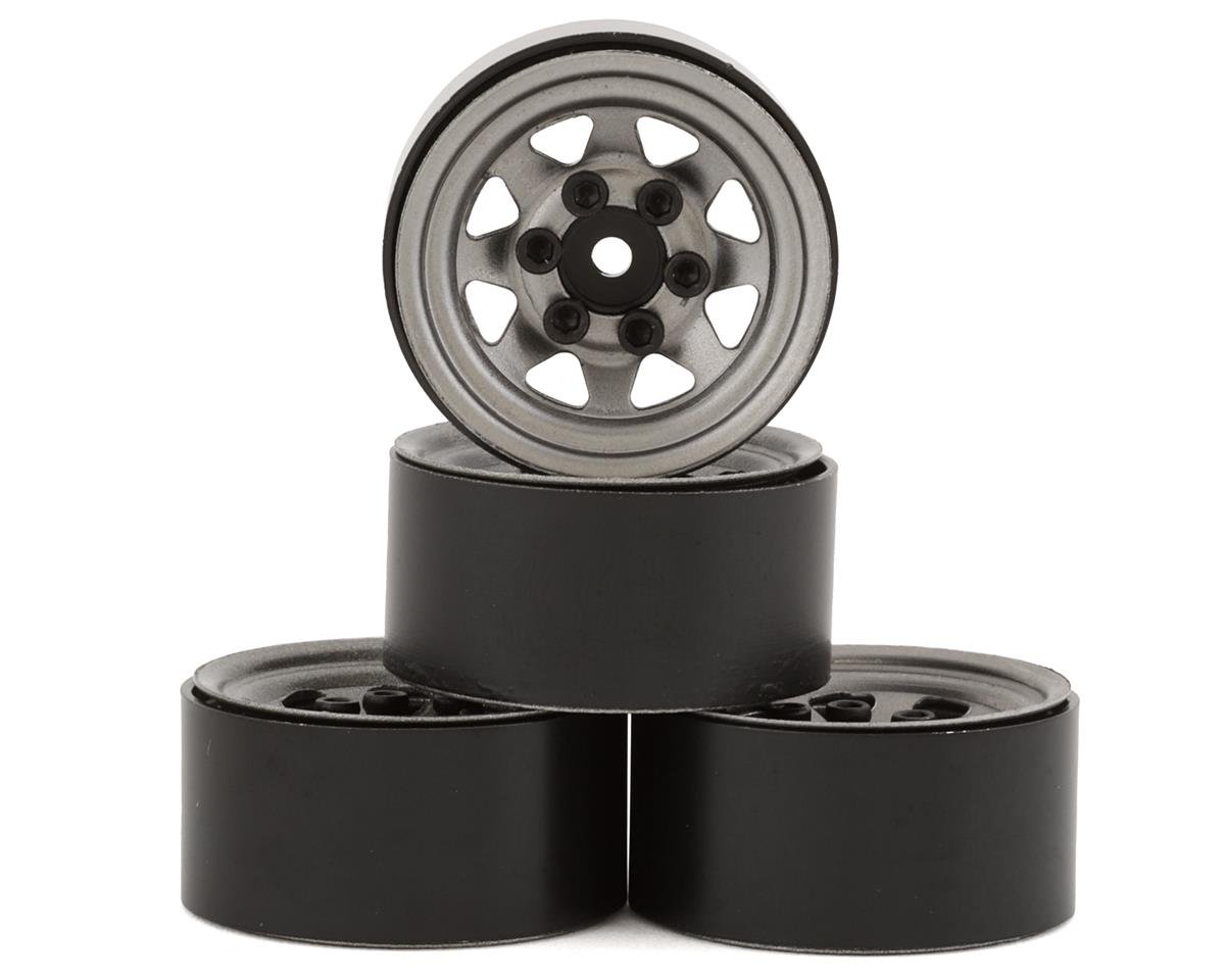 RC4WD Stamped Steel 1.0" Stock Beadlock Wheels (4) (RC4ZW0345)