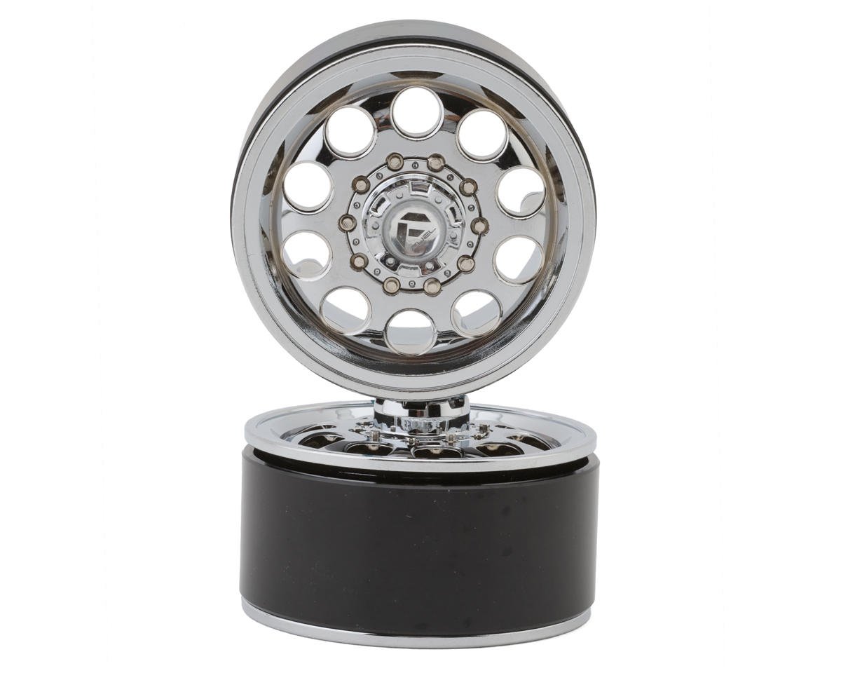 RC4WD Fuel Off-Road 1.9" FF31 1/10 Front Beadlock Wheels (Chrome) (2) (RC4ZW0352)