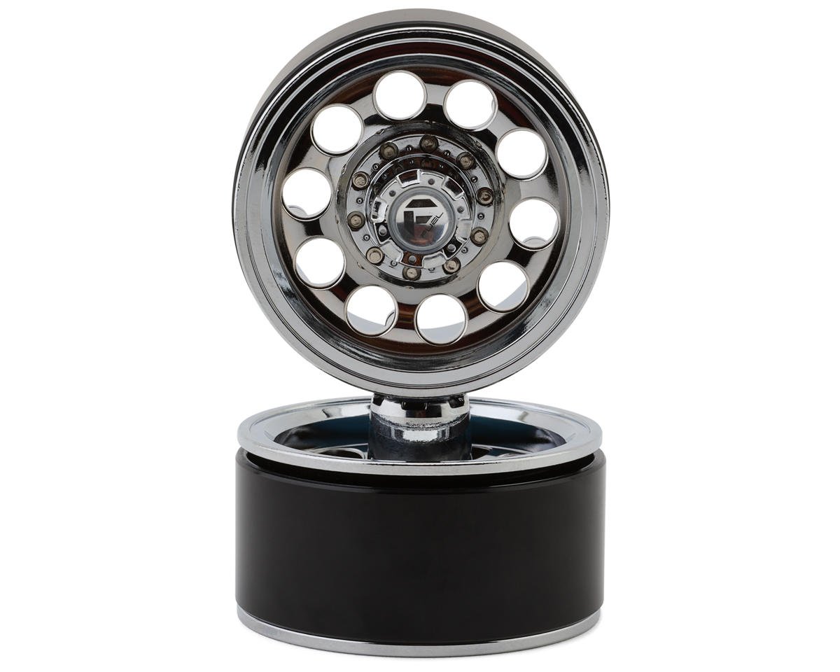 RC4WD Fuel Off-Road 1.9" FF31 1/10 Rear Beadlock Wheels (Chrome) (2) (RC4ZW0353)