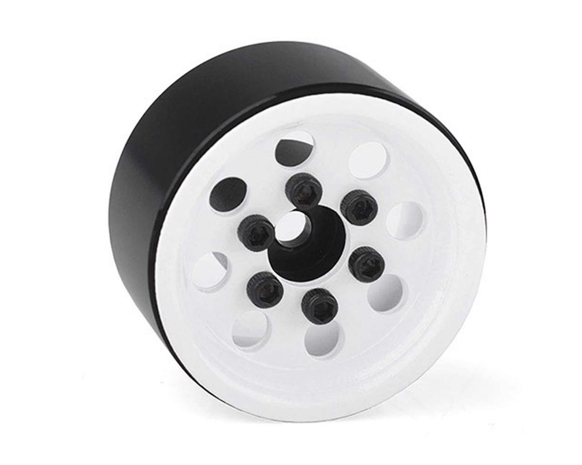RC4WD Stamped Steel 1.0" Pro8 Beadlock Wheels (White) (4) (RC4ZW0357)
