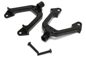 RACERS EDGE - SCX10 Aluminum Rear Shock Tower Hoops, Black (RCE1832BK)