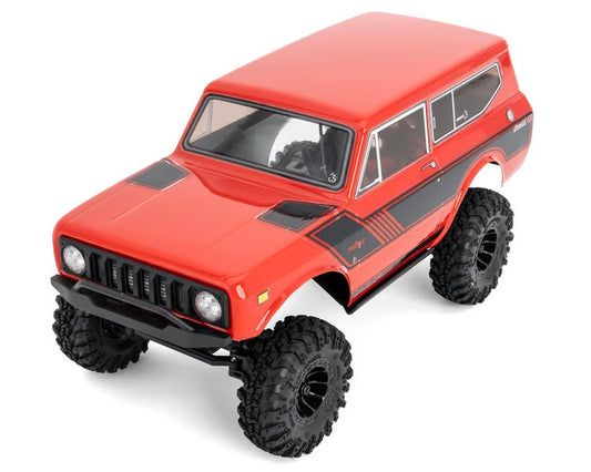 REDCAT - Ascent-18 International Scout II 1/18 4WD RTR Brushless Rock Crawler (Red) w/2.4GHz Radio, Battery & Charger (RER39153)