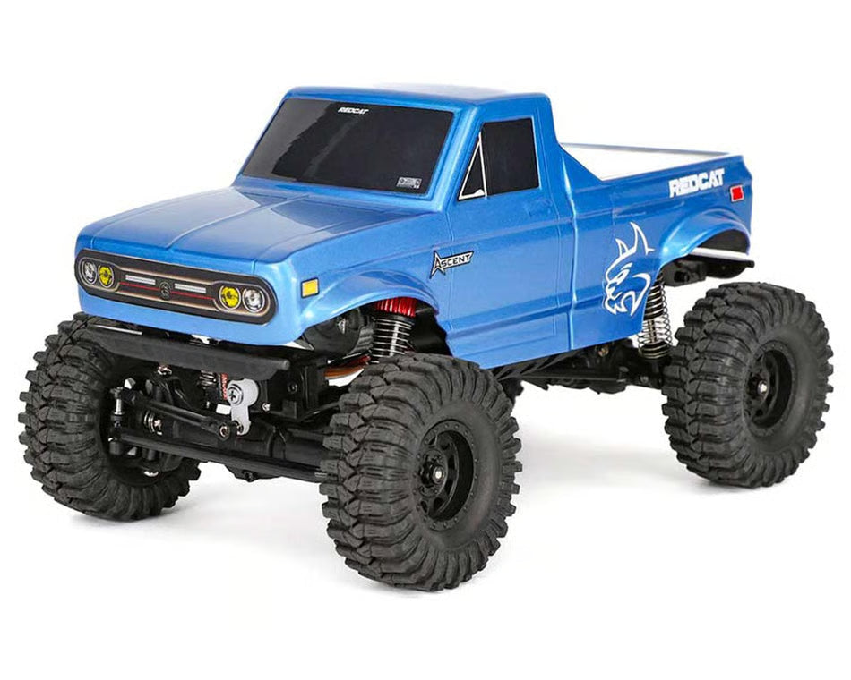 Redcat Ascent-32 1/32 4WD RTR Rock Crawler (Blue) w/2.4GHz Radio, Battery & Charger (RER40392)