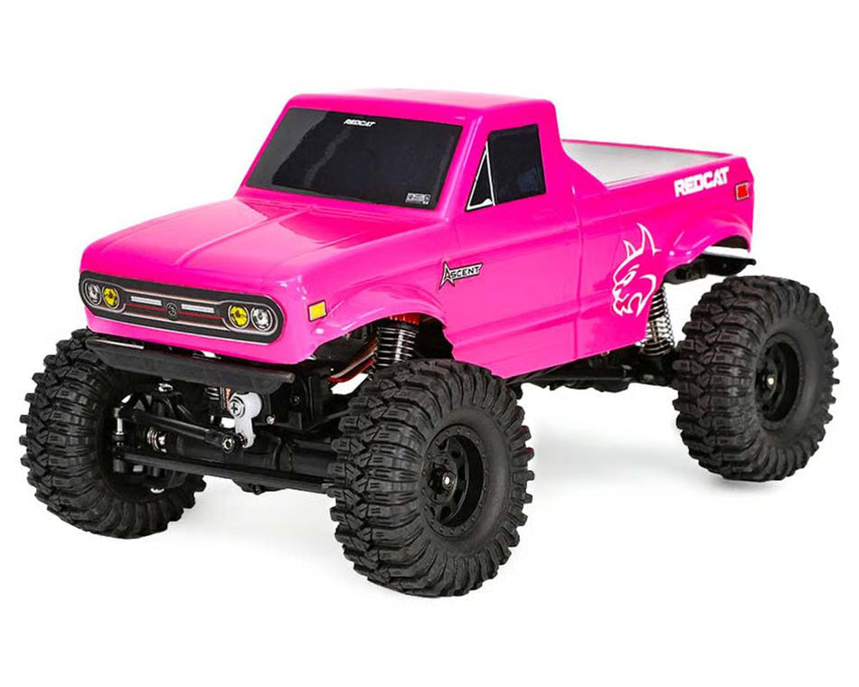 Redcat Ascent-32 1/32 4WD RTR Rock Crawler (Pink) w/2.4GHz Radio, Battery & Charger (RER40393)