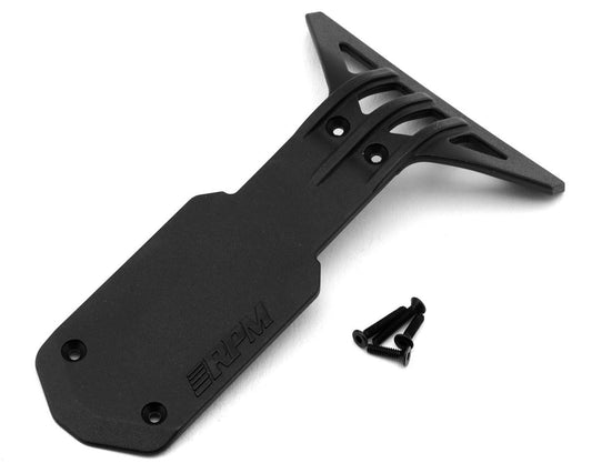 RPM Losi Mini-T 2.0/Mini-B Rear Bumper/Skid Plate (Black) (RPM70342)