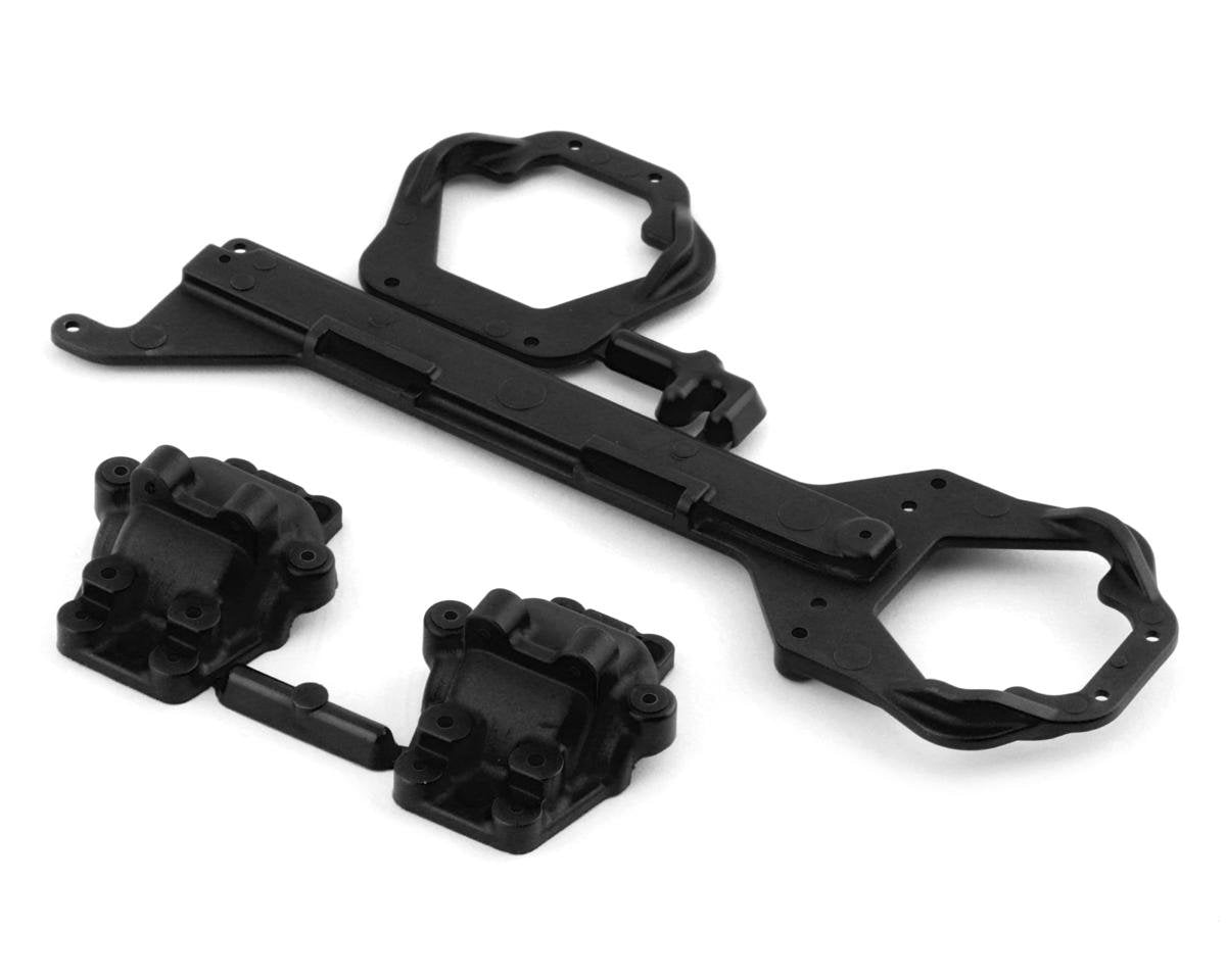 RPM LaTrax Teton/Rally Front/Rear Chassis & Differential Covers (Black) (RPM70792)