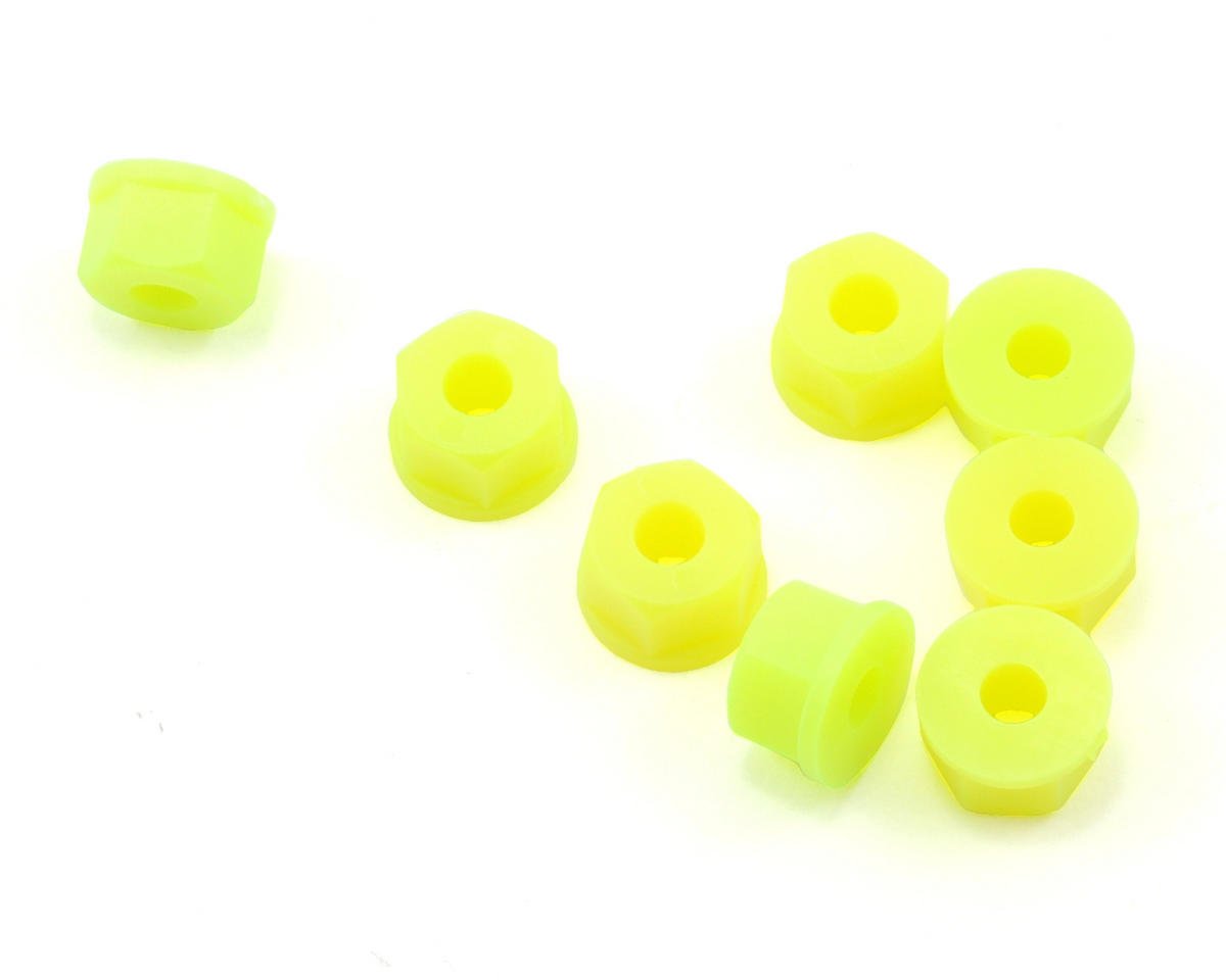 RPM Nylon Nuts 8-32 (Neon Yellow) (8) (RPM70847)