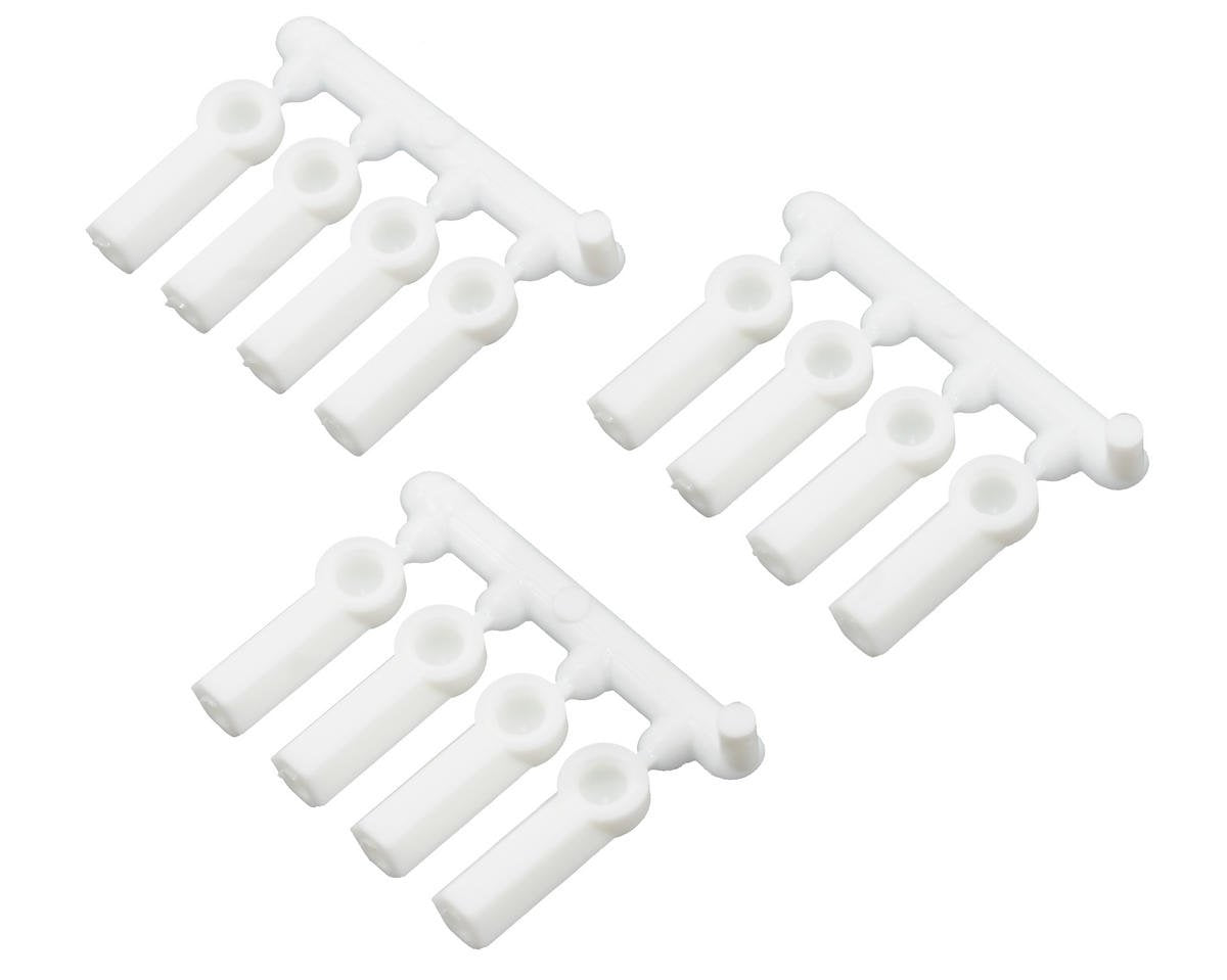 RPM Heavy Duty 4-40 Rod Ends (White) (12) (RPM73381)