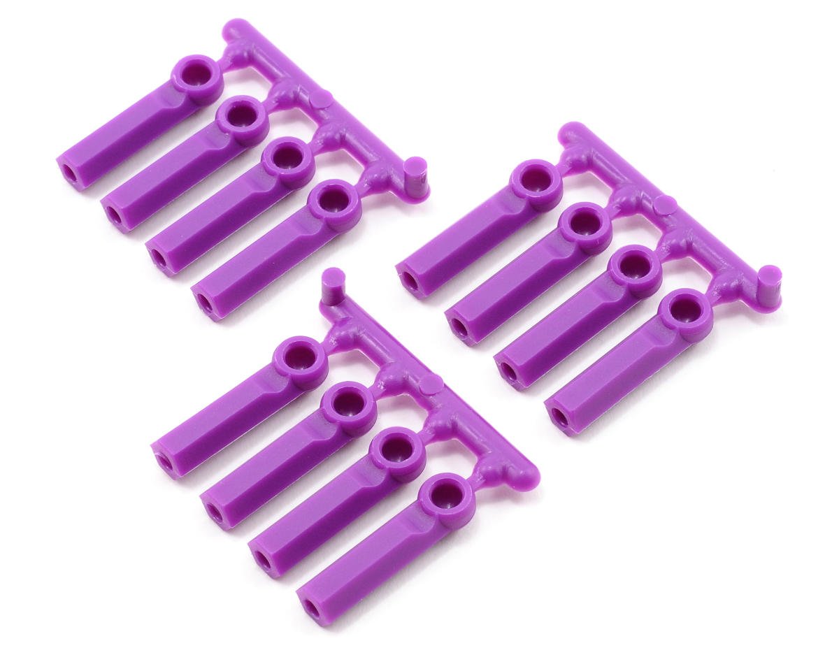 RPM Long Shank 4-40 Rod Ends (Purple) (12) (RPM73398)