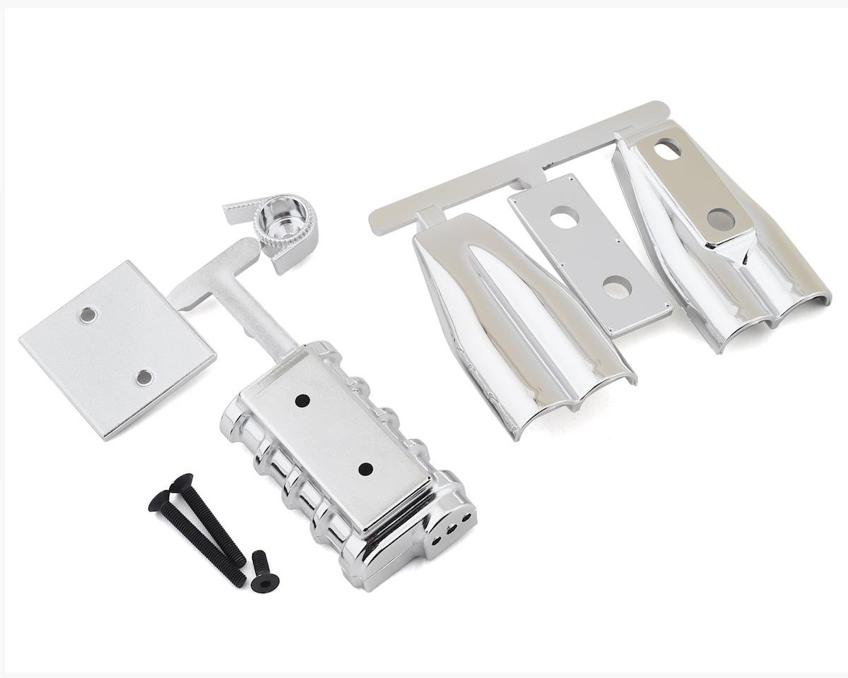 RPM "Shotgun Style" Mock Intake & Blower Set (Chrome) (RPM73543)