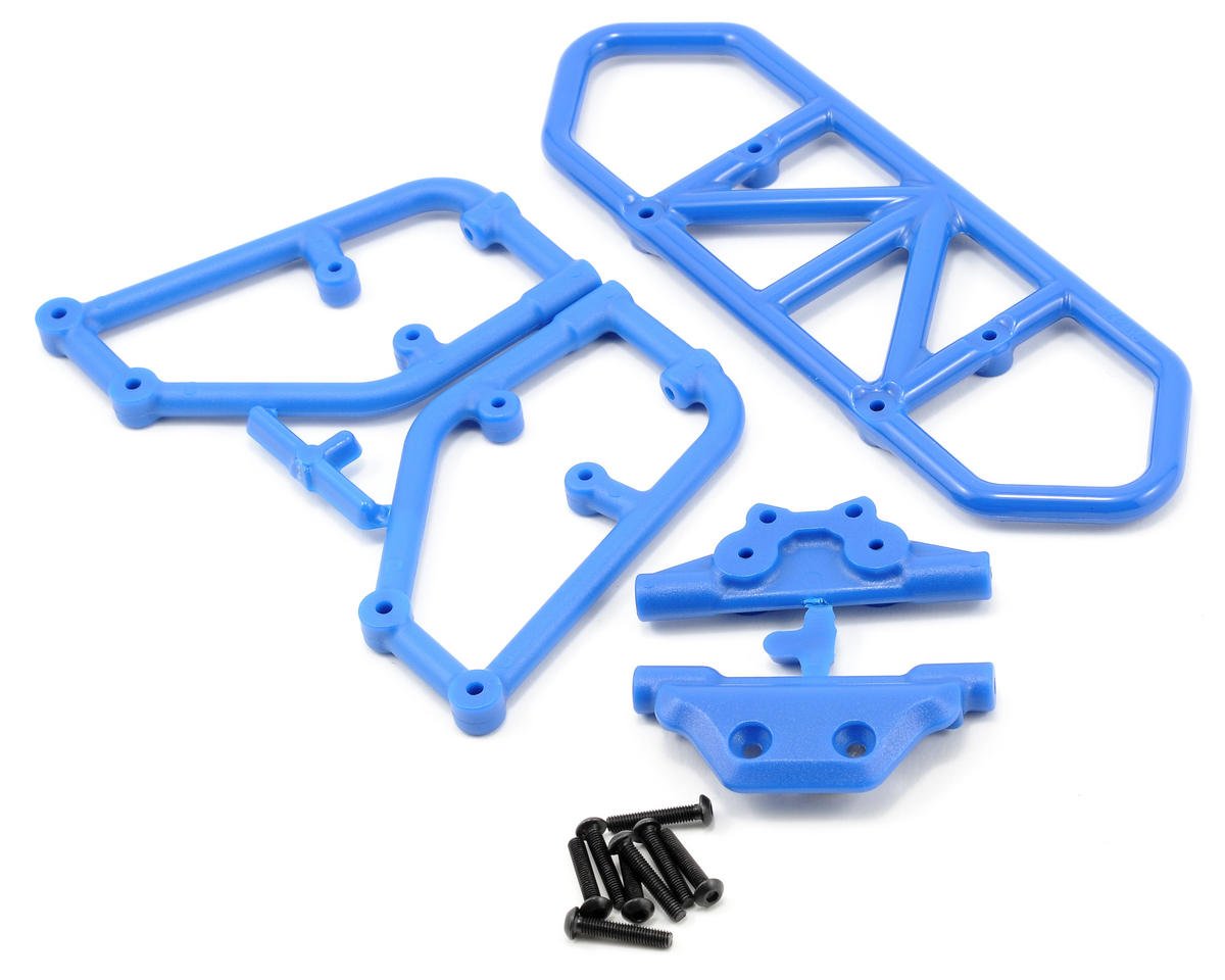 RPM Rear Bumper for Traxxas Slash 4x4 (Blue) (RPM80125)