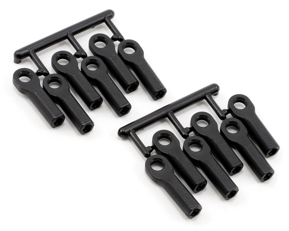 RPM Long Turnbuckle Rod End Set for Traxxas Chassis (Black) (12) (RPM80512)