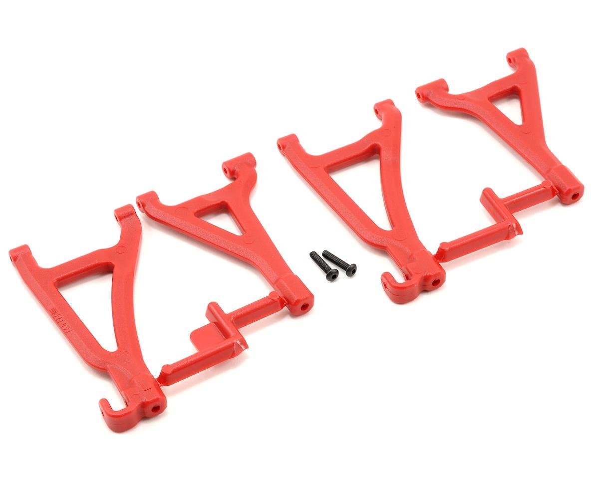 RPM Front Upper & Lower A-Arms for Traxxas 1/16 Revo (Red) (RPM80699)