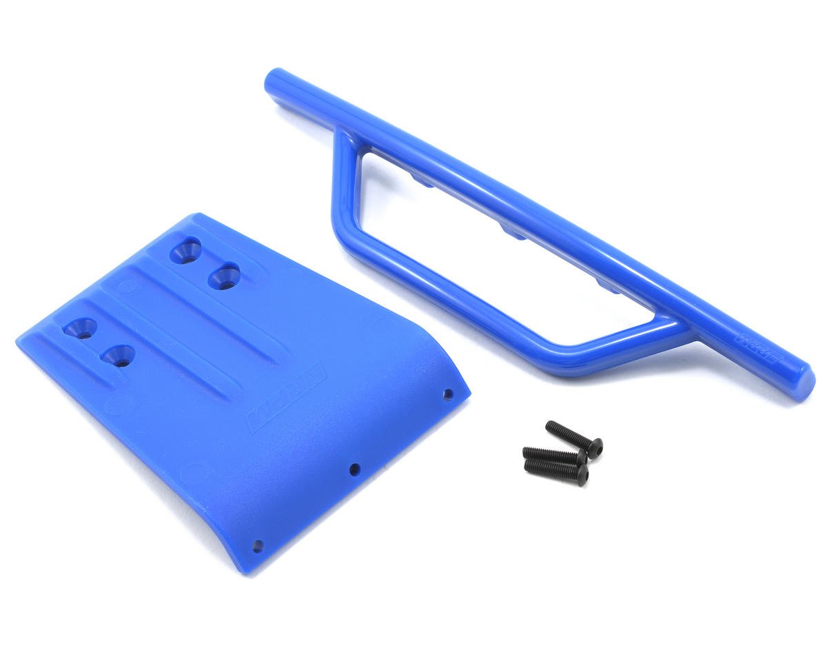 RPM Front Bumper & Skid Plate for Traxxas Slash (Blue) (RPM80955)