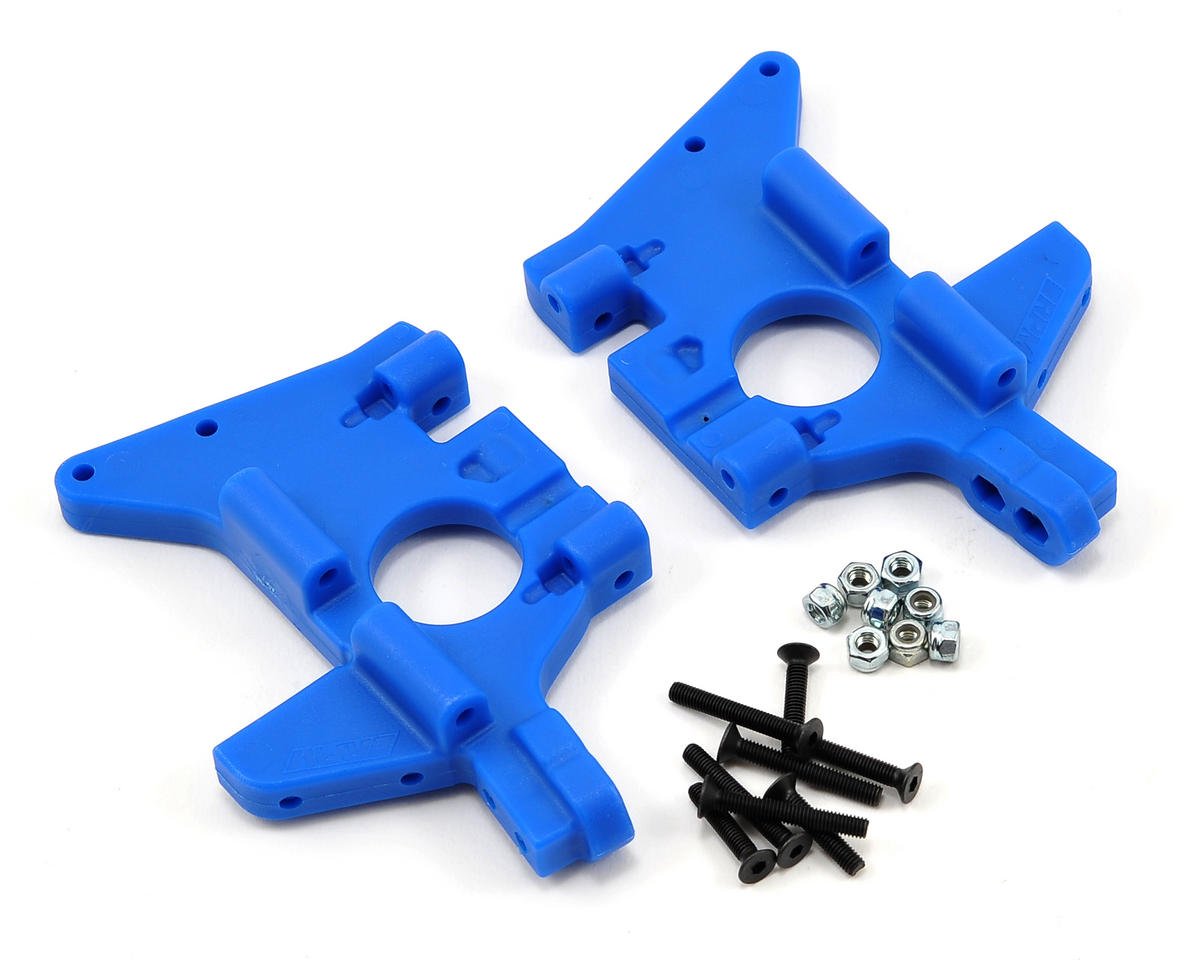 RPM Front Bulkhead Set for Traxxas T-Maxx/E-Maxx (Blue) (RPM81065)