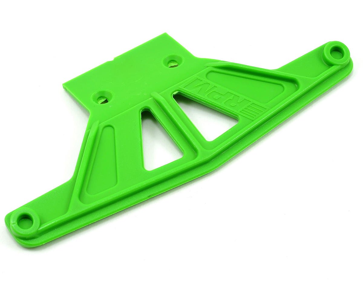 RPM Wide Front Bumper for Traxxas Rustler/Stampede (Green) (RPM81164)