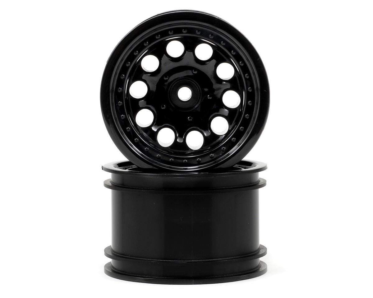 RPM Revolver 2.2" Rock Crawler Wheels (2) (Black) (Narrow Wheelbase) (RPM82222)