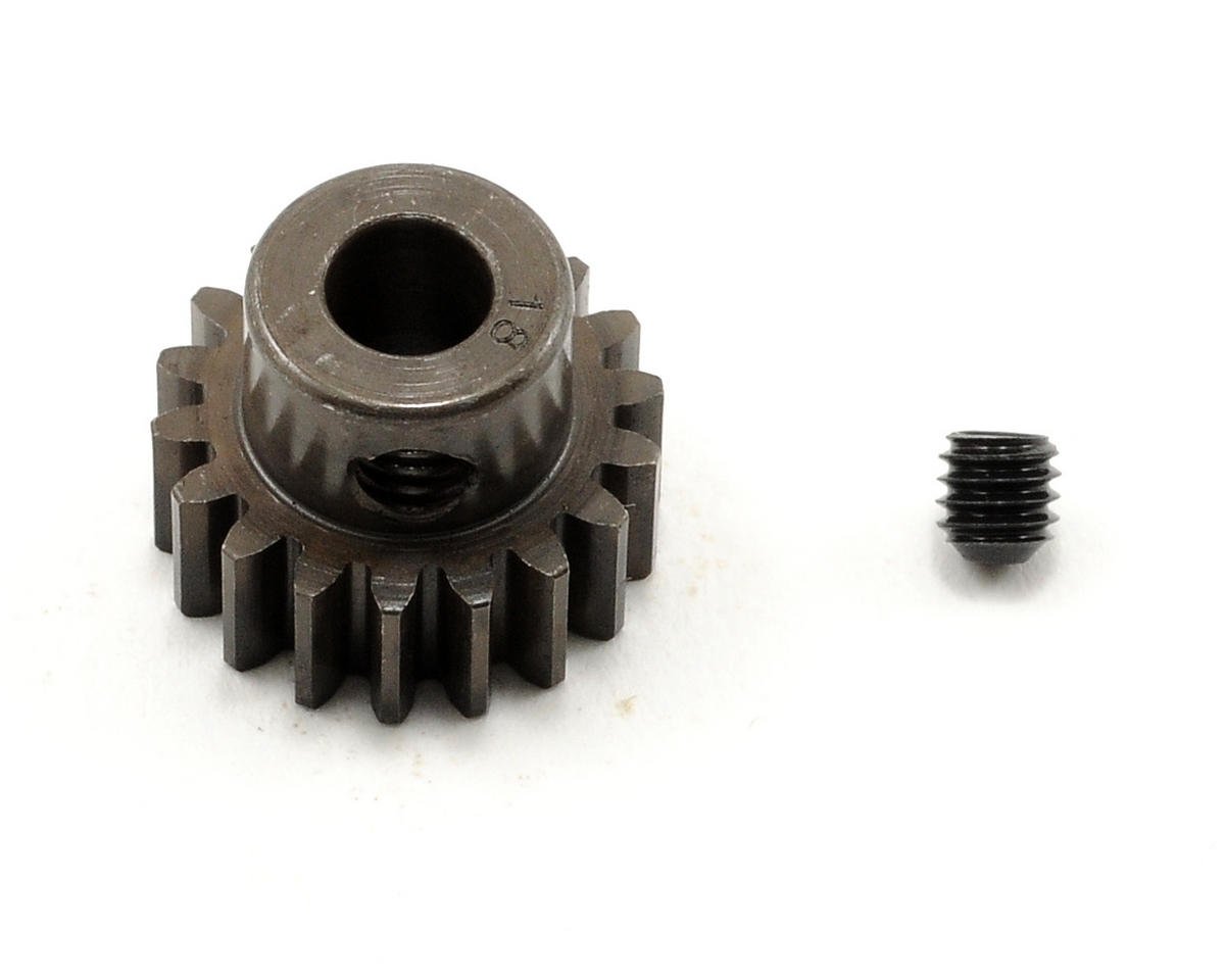 Robinson Racing Extra Hard Steel .8 Mod Pinion Gear w/5mm Bore (18T) (RRP8718)