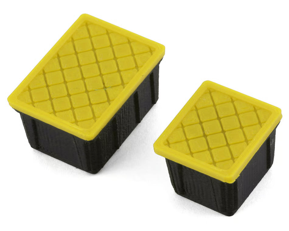 SBC - 1/18 Miniature Scale Accessory Bundle w/Large & Small HD Tote (Black/Yellow) (SBCTR06)