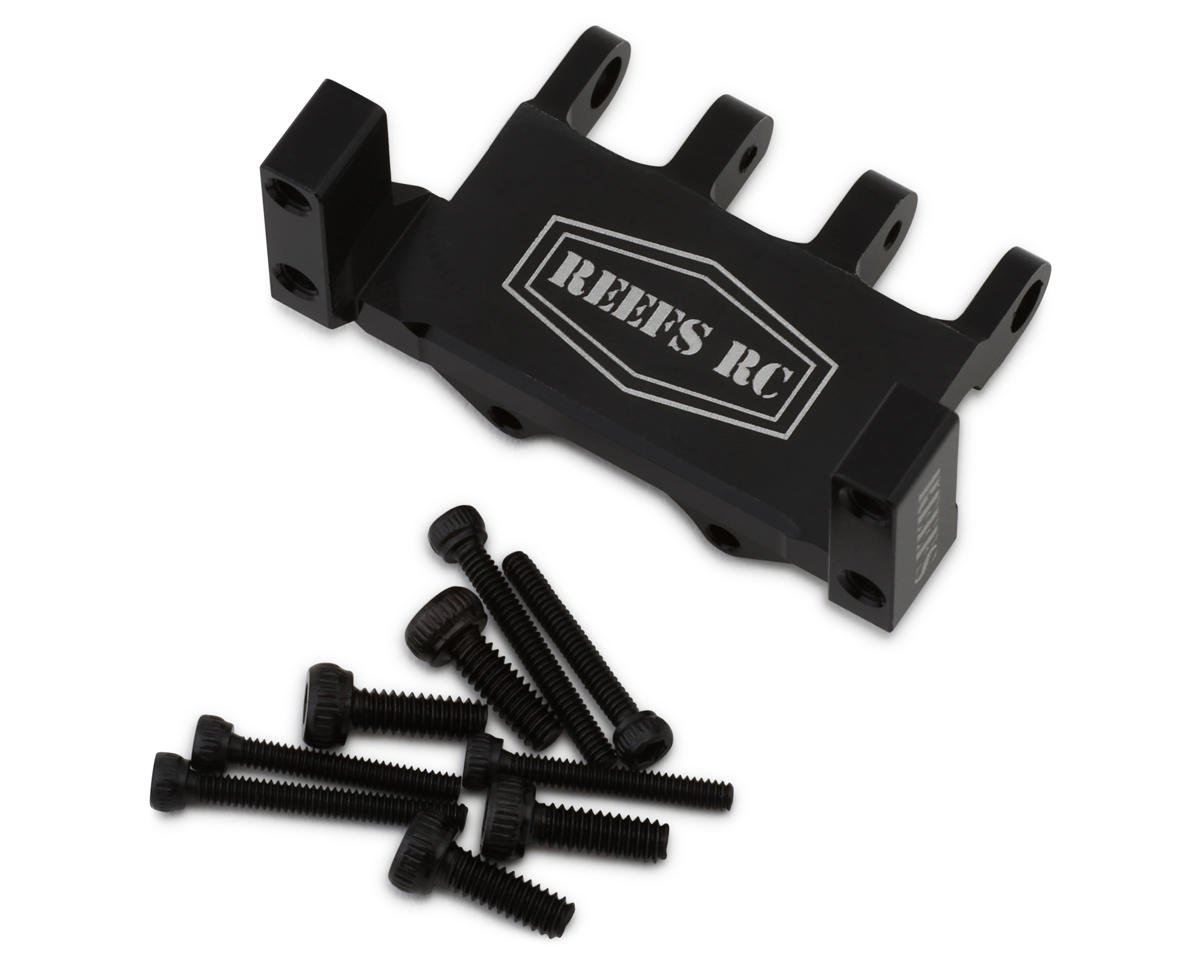 Reefs RC Axial SCX24 Aluminum Servo Mount (Black) (99Micro & 179Micro) (SEHREEFS148)