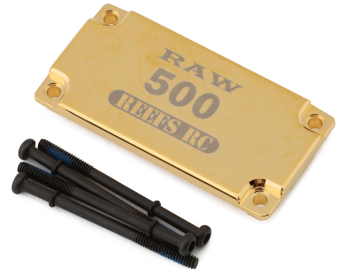 Reefs RC RAW500 "Brass Bottomz" Servo Bottom Case (10.5g) (SEHREEFS165)