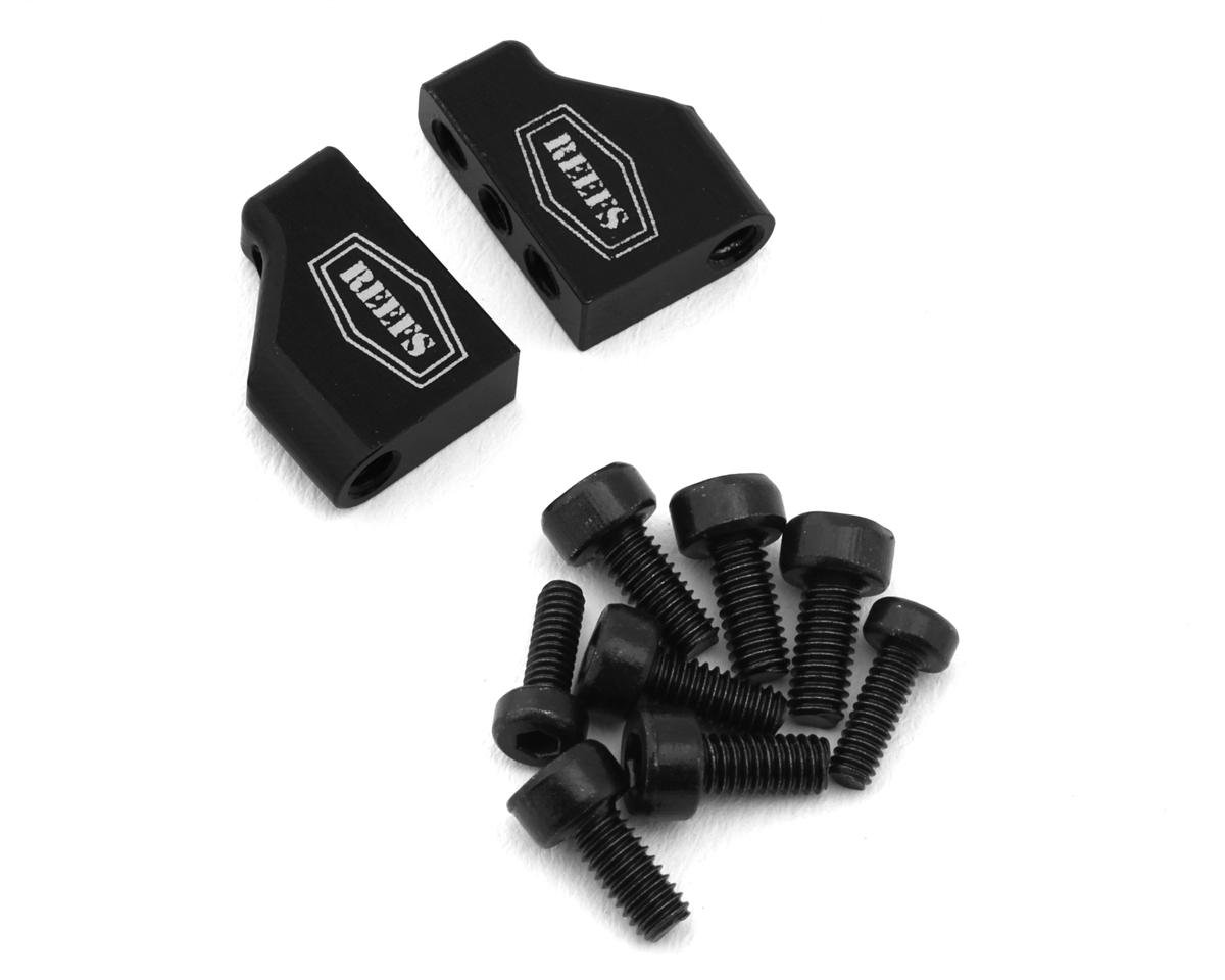 Reefs RC Micro Servo Mounting Tabs (Black) (2) (SEHREEFS210)