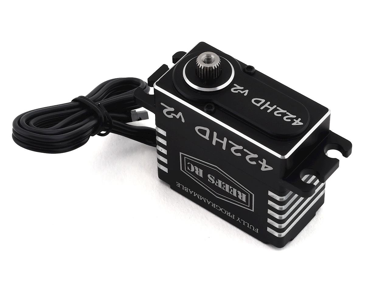 Reefs RC 422HDV2 High Torque Titanium Gear Digital Servo (High Voltage) (SEHREEFS65)