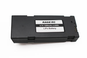 RAGE RC - 1S 3.7V 1200mAh Battery; Stinger BL (RGR4613)