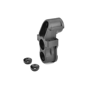 TEAM CORALLY - Steering Block w/ Ball Cups (1) Front - Composite Fits: Python, Shogun, Radix4, Radix6, Muraco (COR00180-009-1)
