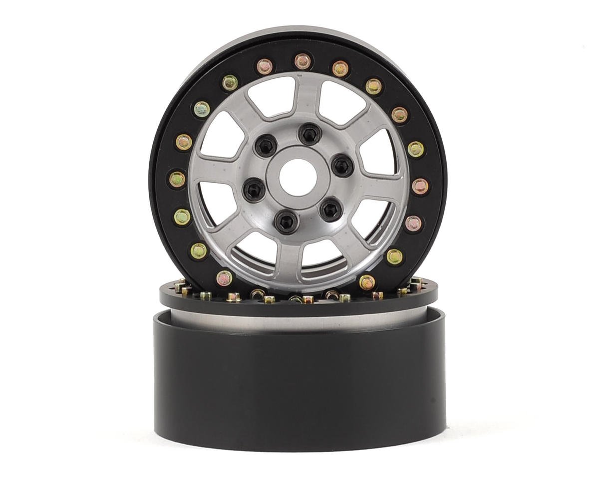 SSD RC Assassin 1.9" Beadlock Crawler Wheels (Grey) (2) (SSD00010)