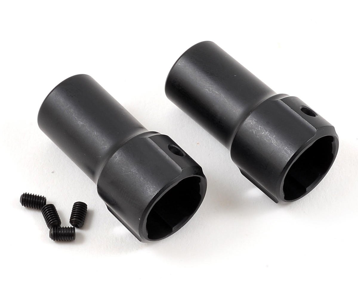 SSD RC SCX10/D60 Rear Axle Lockout (Black) (2) (SSD00082)
