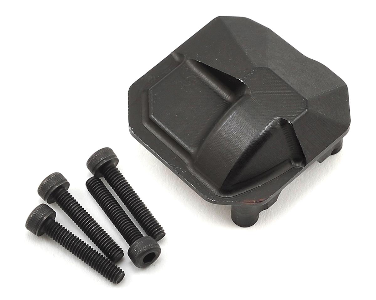 SSD RC Aluminum SCX10 II AR44 HD Differential Cover (Black) (SSD00127)