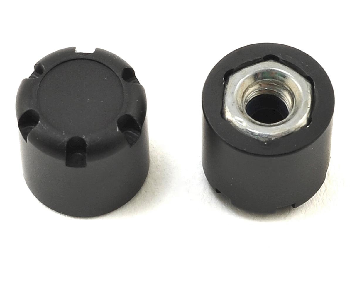 SSD RC Scale Rear Hubs (Black) (2) (SSD00178)